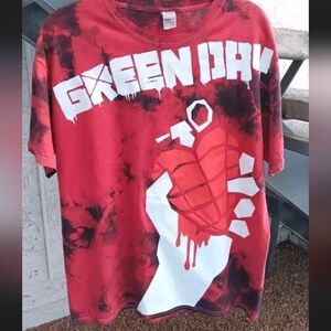 Green Day American idiot tie dye
